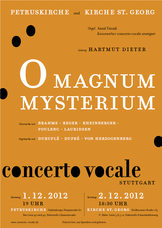 2012 Magnum Mysterium Plakat