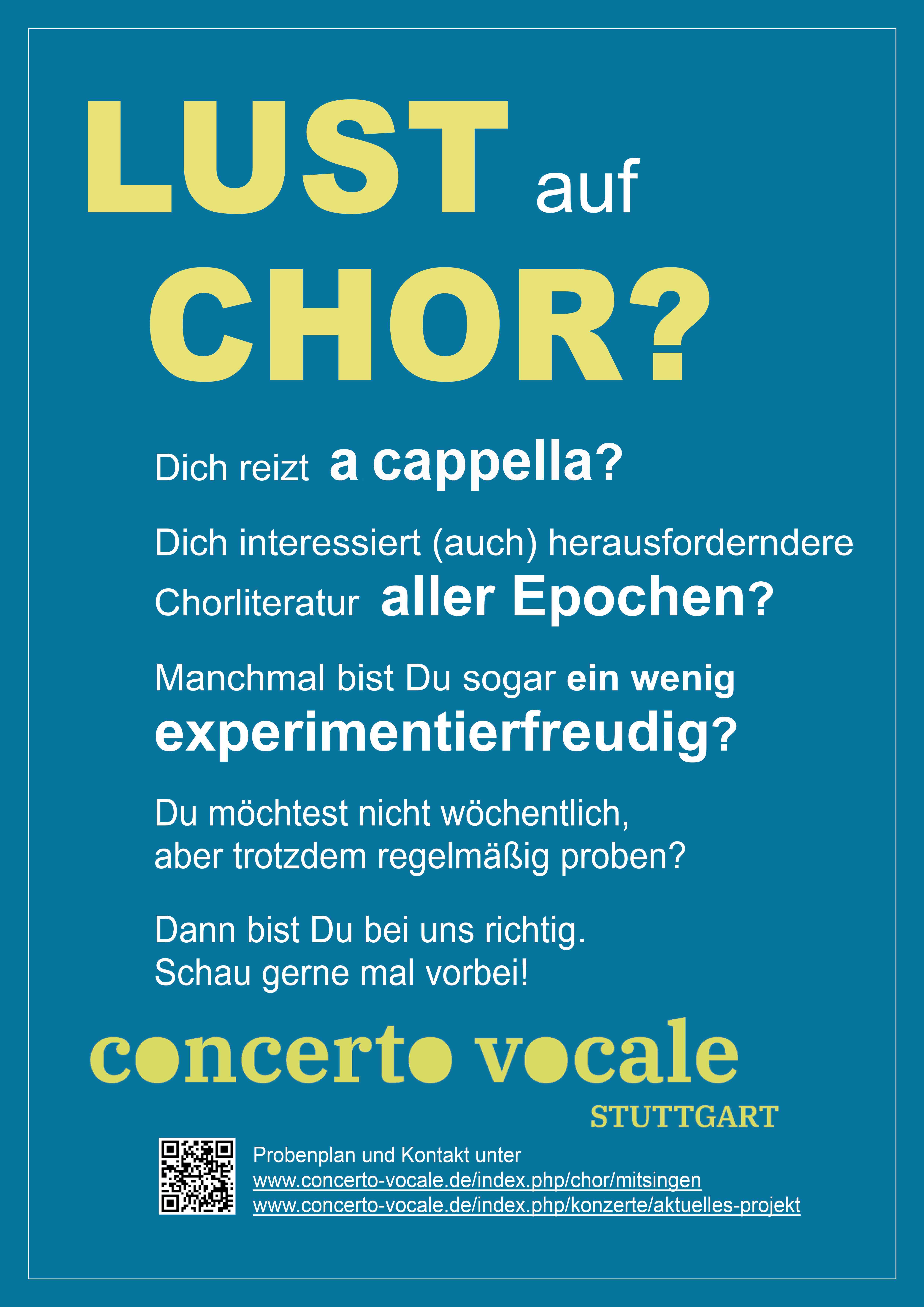 LUST auf SINGEN im CHOR red